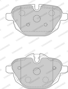 Wagner WBP24561A - Гальмівні колодки, дискові гальма avtolavka.club