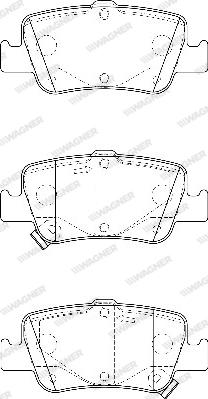 Wagner WBP24664A - Гальмівні колодки, дискові гальма avtolavka.club