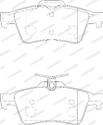 Wagner WBP24137A - Гальмівні колодки, дискові гальма avtolavka.club