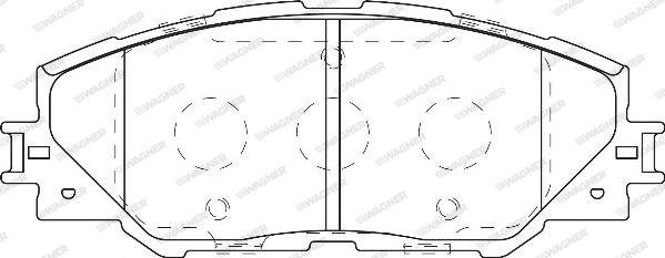 Wagner WBP24337A - Гальмівні колодки, дискові гальма avtolavka.club