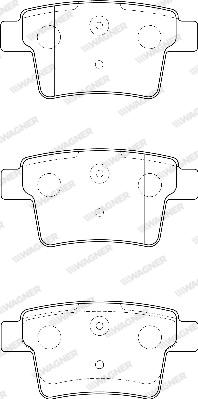 Wagner WBP24260A - Гальмівні колодки, дискові гальма avtolavka.club