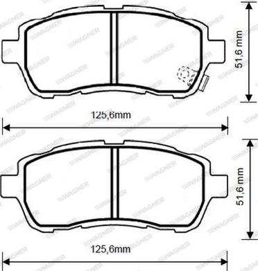 FORD USA 2 614 604 - Гальмівні колодки, дискові гальма avtolavka.club