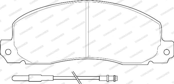 Wagner WBP20926A - Гальмівні колодки, дискові гальма avtolavka.club