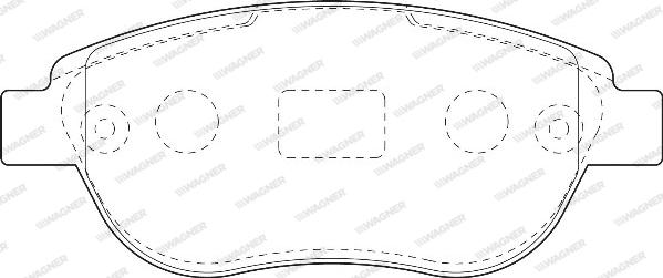 Wagner WBP23600A - Гальмівні колодки, дискові гальма avtolavka.club