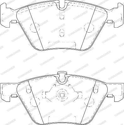 Wagner WBP23794A - Гальмівні колодки, дискові гальма avtolavka.club