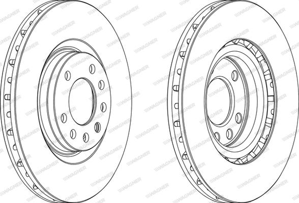 Wagner WGR1512-1 - Гальмівний диск avtolavka.club
