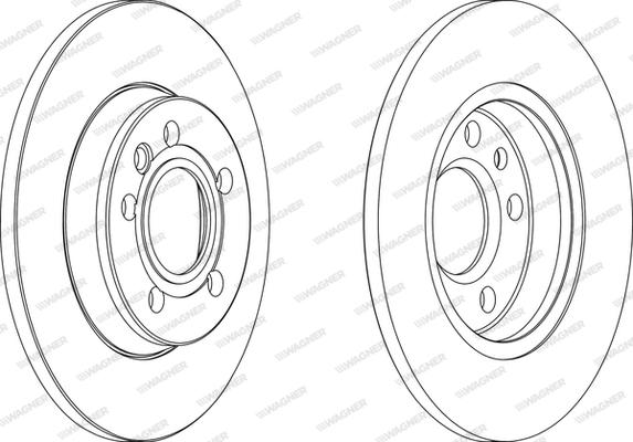 Wagner WGR1012-1 - Гальмівний диск avtolavka.club