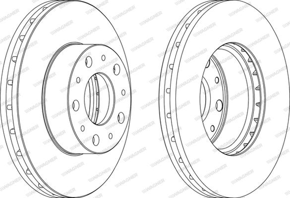 Magneti Marelli DF0746 - Гальмівний диск avtolavka.club