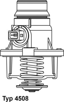 WAHLER 4508.105D - Термостат, охолоджуюча рідина avtolavka.club