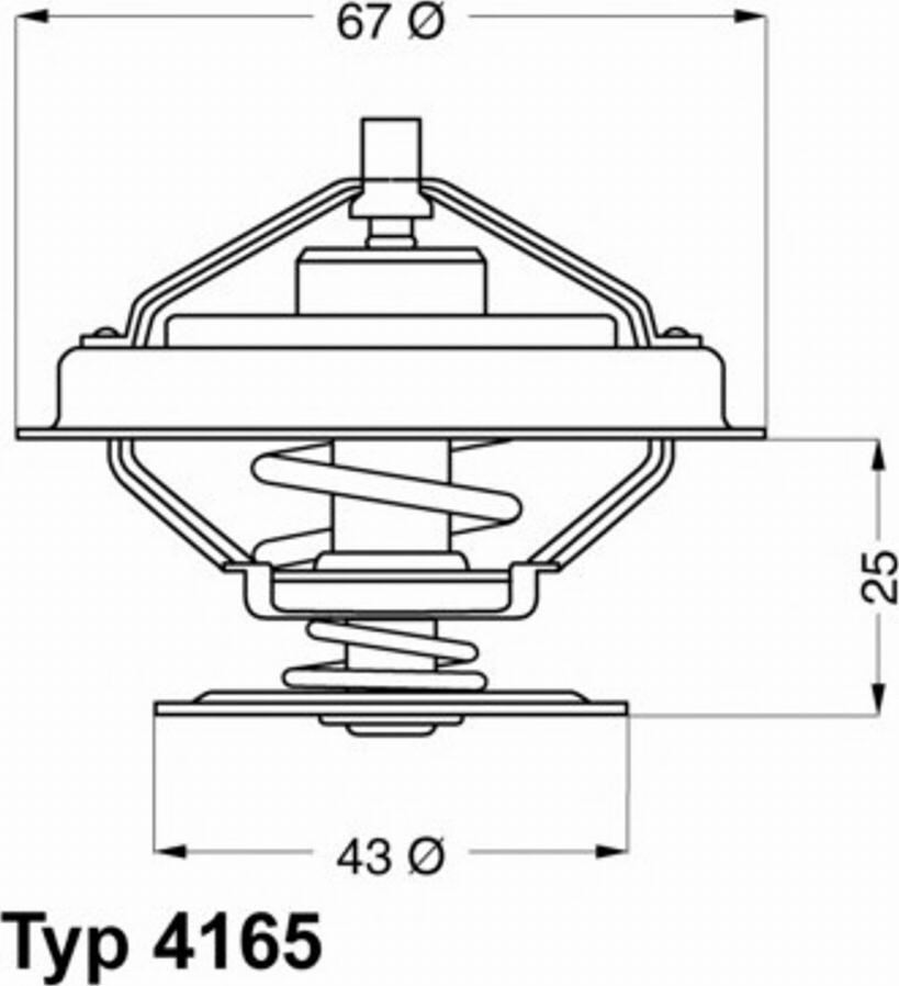 WAHLER 416579 - Термостат, охолоджуюча рідина avtolavka.club