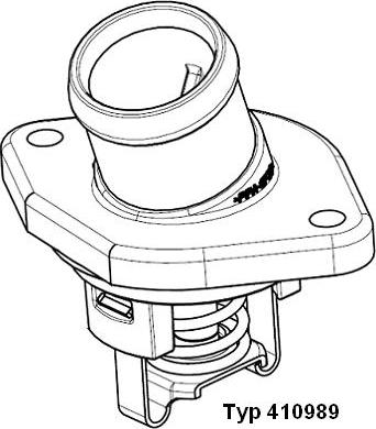 WAHLER 410989.80D - Термостат, охолоджуюча рідина avtolavka.club