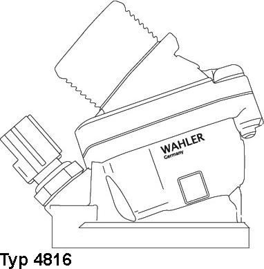 WAHLER 4816.90D - Термостат, охолоджуюча рідина avtolavka.club