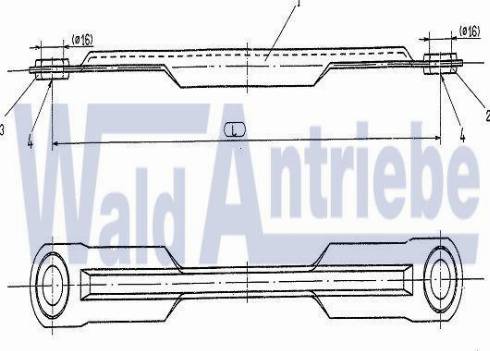 WaldAntriebe 107940 - Система тяг і важелів приводу склоочисника avtolavka.club