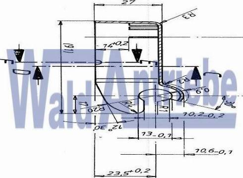 WaldAntriebe 189826 - Покришка, очисник avtolavka.club