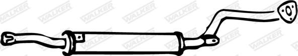 Walker 03424 - Середній глушник вихлопних газів avtolavka.club
