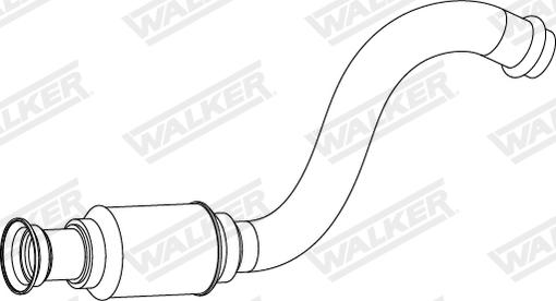 Walker 10853 - Труба вихлопного газу avtolavka.club