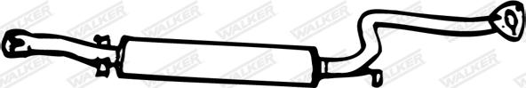 Walker 13613 - Середній глушник вихлопних газів avtolavka.club