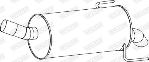 Walker 24317 - Глушник вихлопних газів кінцевий avtolavka.club