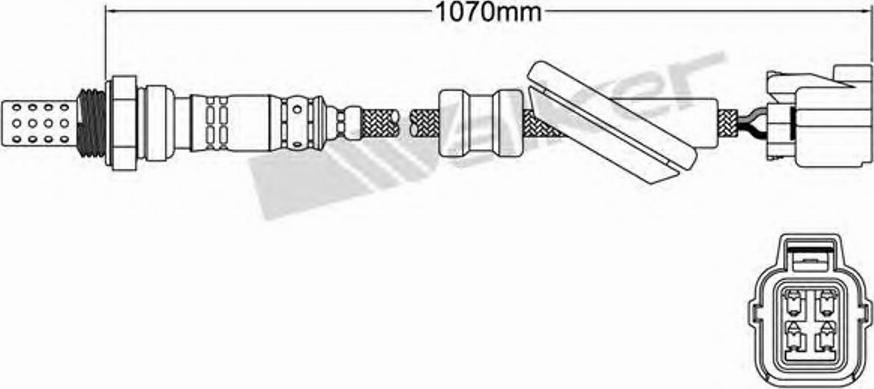 Walker 250-24476 - Лямбда-зонд, датчик кисню avtolavka.club