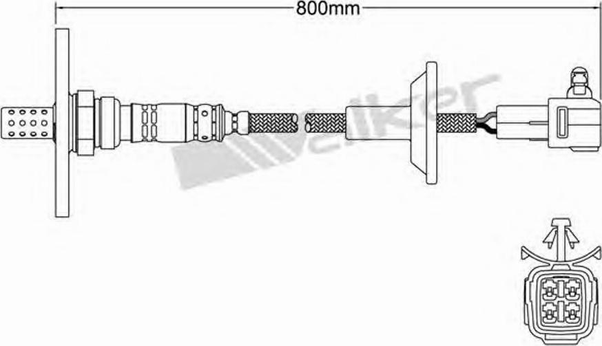 Walker 250-24152 - Лямбда-зонд, датчик кисню avtolavka.club