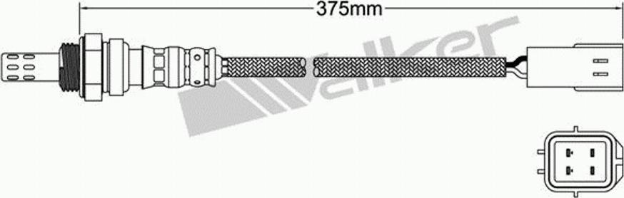 Walker 250-24183 - Лямбда-зонд, датчик кисню avtolavka.club