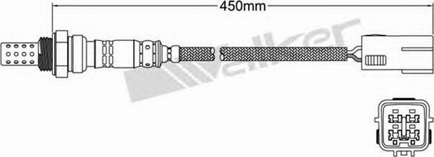 Walker 250-24131 - Лямбда-зонд, датчик кисню avtolavka.club