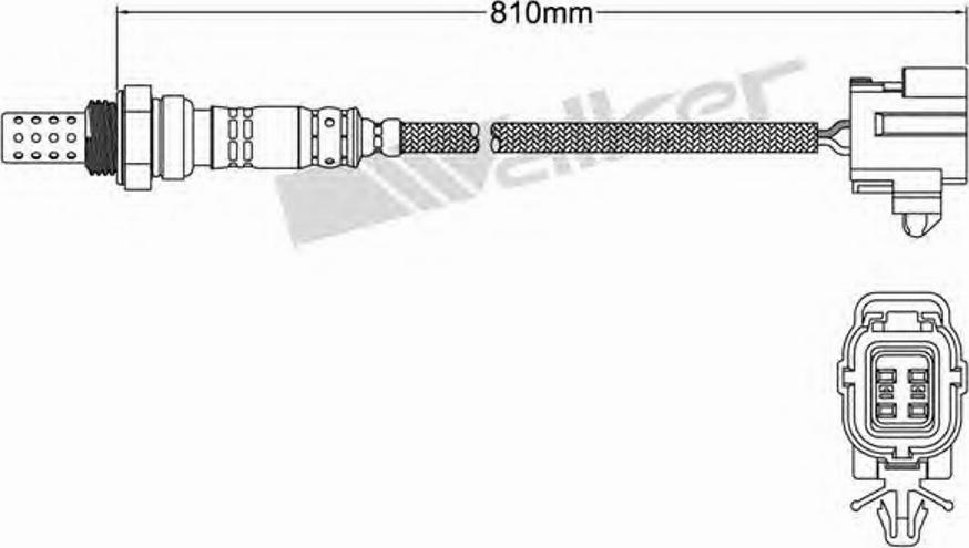 Walker 250-24128 - Лямбда-зонд, датчик кисню avtolavka.club