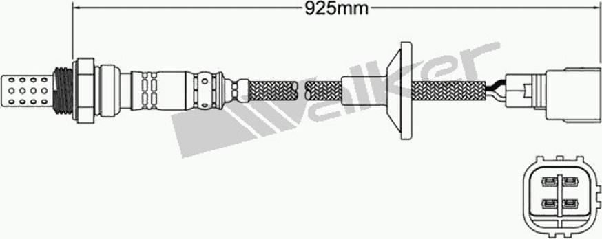 Walker 250-24840 - Лямбда-зонд, датчик кисню avtolavka.club