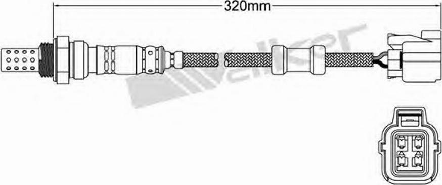 Walker 250-24398 - Лямбда-зонд, датчик кисню avtolavka.club