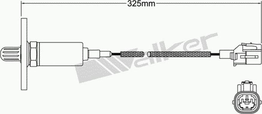 Walker 250-21053 - Лямбда-зонд, датчик кисню avtolavka.club