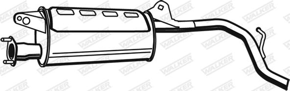 Walker 21106 - Глушник вихлопних газів кінцевий avtolavka.club