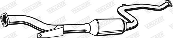Walker 21360 - Середній глушник вихлопних газів avtolavka.club