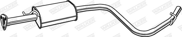 Walker 21295 - Середній глушник вихлопних газів avtolavka.club
