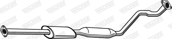 Walker 21768 - Середній глушник вихлопних газів avtolavka.club