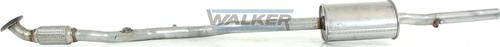 Walker 22164 - Середній глушник вихлопних газів avtolavka.club