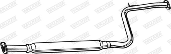 Walker 22101 - Середній глушник вихлопних газів avtolavka.club