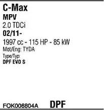 Walker FOK006804A - Система випуску ОГ avtolavka.club