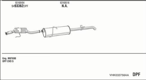 Walker VHK033756AA - Система випуску ОГ avtolavka.club