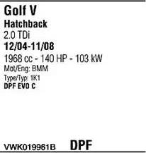 Walker VWK019961B - Система випуску ОГ avtolavka.club