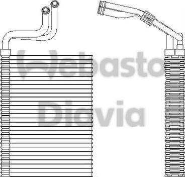 Webasto 82D0525197A - Випарник, кондиціонер avtolavka.club