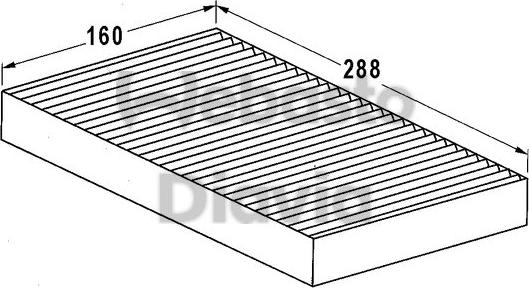 Webasto 82D0325009A - Фільтр, повітря у внутрішній простір avtolavka.club