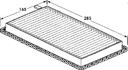 Webasto 82D0325005A - Фільтр, повітря у внутрішній простір avtolavka.club