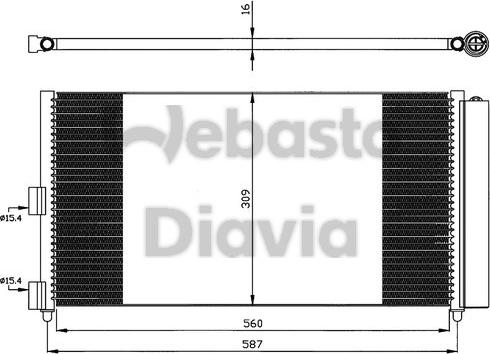 Webasto 82D0225501A - Конденсатор, кондиціонер avtolavka.club