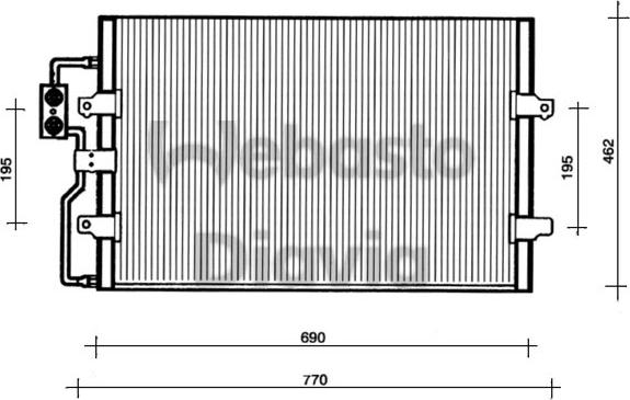 Webasto 82D0225110A - Конденсатор, кондиціонер avtolavka.club