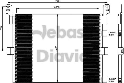 Webasto 82D0226247MA - Конденсатор, кондиціонер avtolavka.club