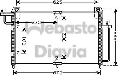 Webasto 82D0226216MA - Конденсатор, кондиціонер avtolavka.club