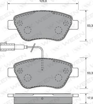 Lucas Electrical 6114822 - Гальмівні колодки, дискові гальма avtolavka.club