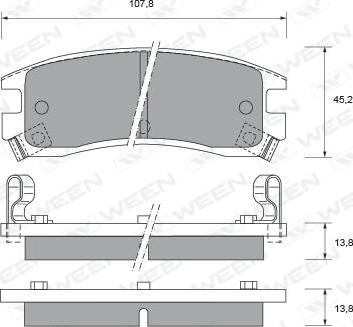 ACDelco D698ACD - Гальмівні колодки, дискові гальма avtolavka.club