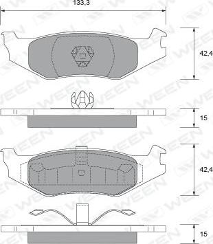 Optimal 10031 - Гальмівні колодки, дискові гальма avtolavka.club