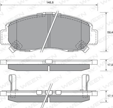 Advics SS435-S - Гальмівні колодки, дискові гальма avtolavka.club